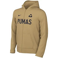 Youth Nike Gold Pumas 2025/26 Club Full-Zip Hoodie