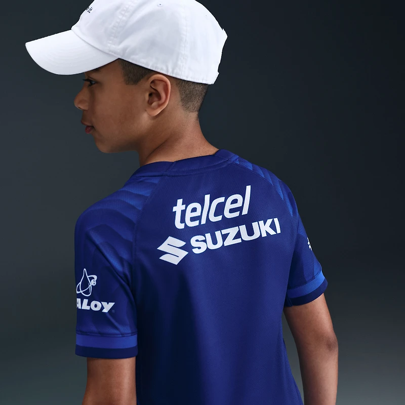 Youth Nike Royal Pumas 2025/26 Away Replica Jersey