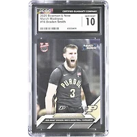 Braden Smith Purdue Boilermakers 2025 Bowman U Now March Madness #16 CGC Authenticated 10 Card