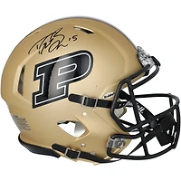 Casque Riddell Speed ​​Authentic autographié par Drew Brees (Purdue Boilermakers) - Beckett