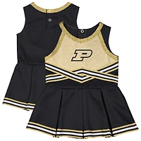 Robe de cheerleading noire pour filles du Colisée des Boilermakers Purdue Lollipop Park