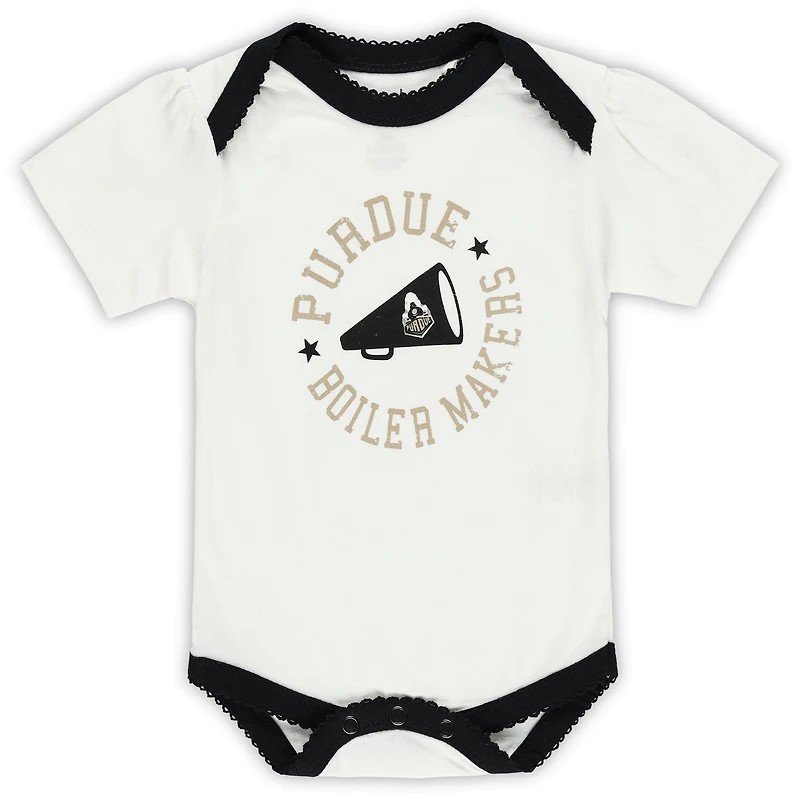 Girls Infant Garb Purdue Boilermakers Tonya Bodysuit 2-Pack