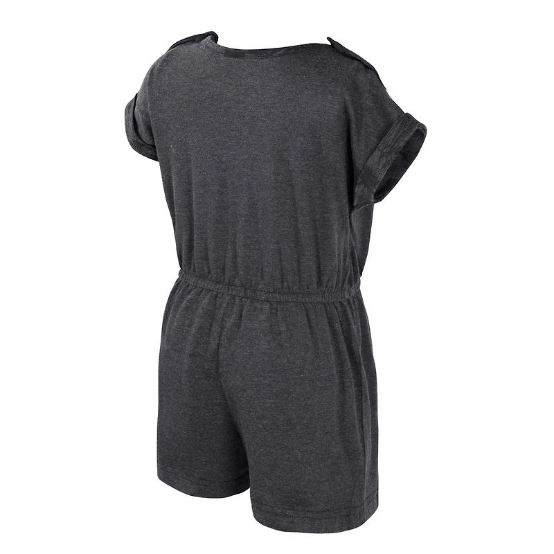 Girls Toddler Colosseum Heather Charcoal Purdue Boilermakers Cinder Romper