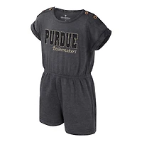 Girls Toddler Colosseum  Heather Charcoal Purdue Boilermakers Cinder Romper