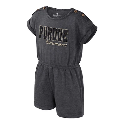 Combinaison pour fille Colosseum Charcoal Purdue Boilermakers Cinder