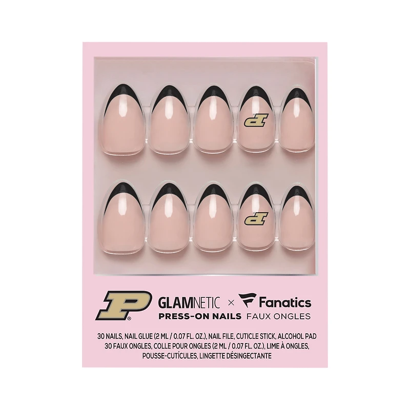 Kit de manucure Glamnetic x Fanatics Purdue Boilermakers