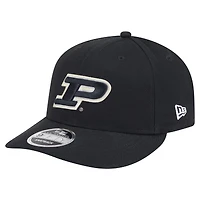Casquette Snapback 9FIFTY à profil bas Purdue Boilermakers noire New Era pour homme