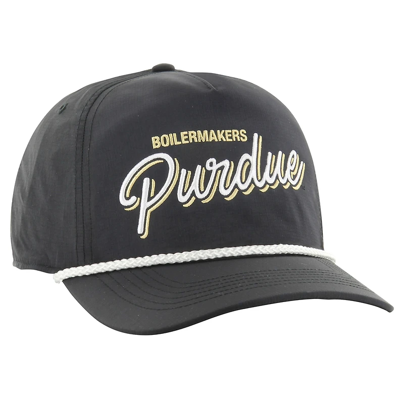 Men's '47 Black Purdue Boilermakers Fairway Hitch Adjustable Hat