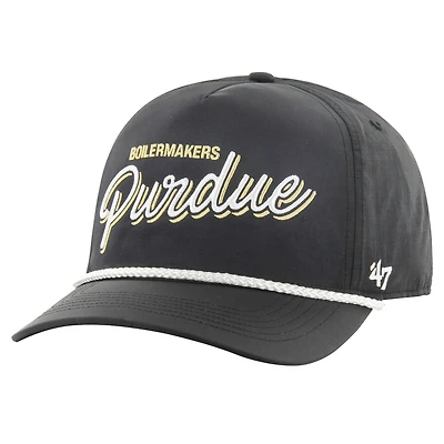 Men's '47 Black Purdue Boilermakers Fairway Hitch Adjustable Hat