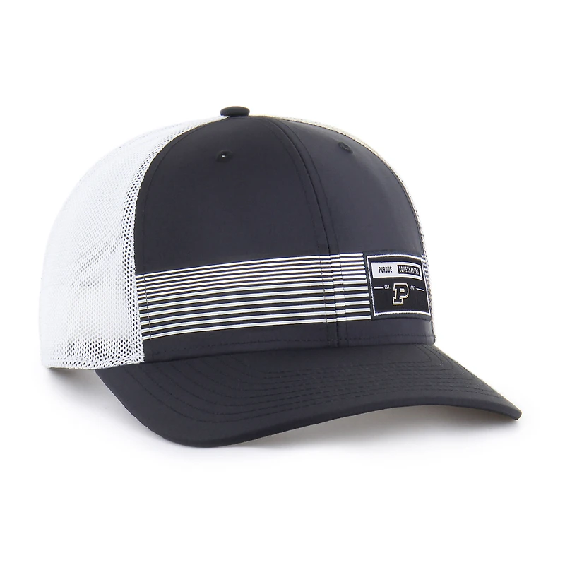 Men's '47  Black Purdue Boilermakers Rangefinder brrr Trucker Adjustable Hat