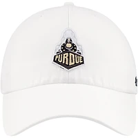 Men's '47 White Purdue Boilermakers Clean Up Adjustable Hat