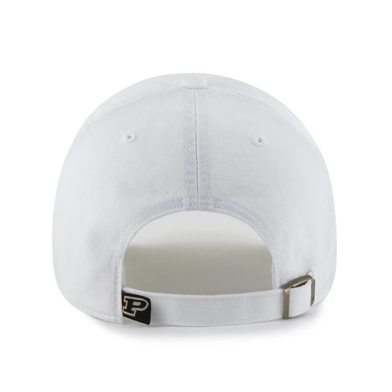 Men's '47 White Purdue Boilermakers Clean Up Adjustable Hat