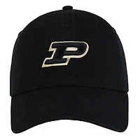 Casquette ajustable Ahead noire Purdue Boilermakers Largo pour homme