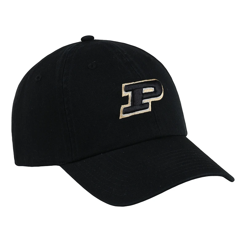 Casquette ajustable Ahead noire Purdue Boilermakers Largo pour homme