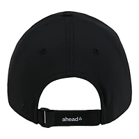 Casquette ajustable Ahead Stratus noire Purdue Boilermakers pour homme