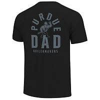 T-shirt noir pour homme Purdue Boilermakers avec logo mascotte la fête des pères
