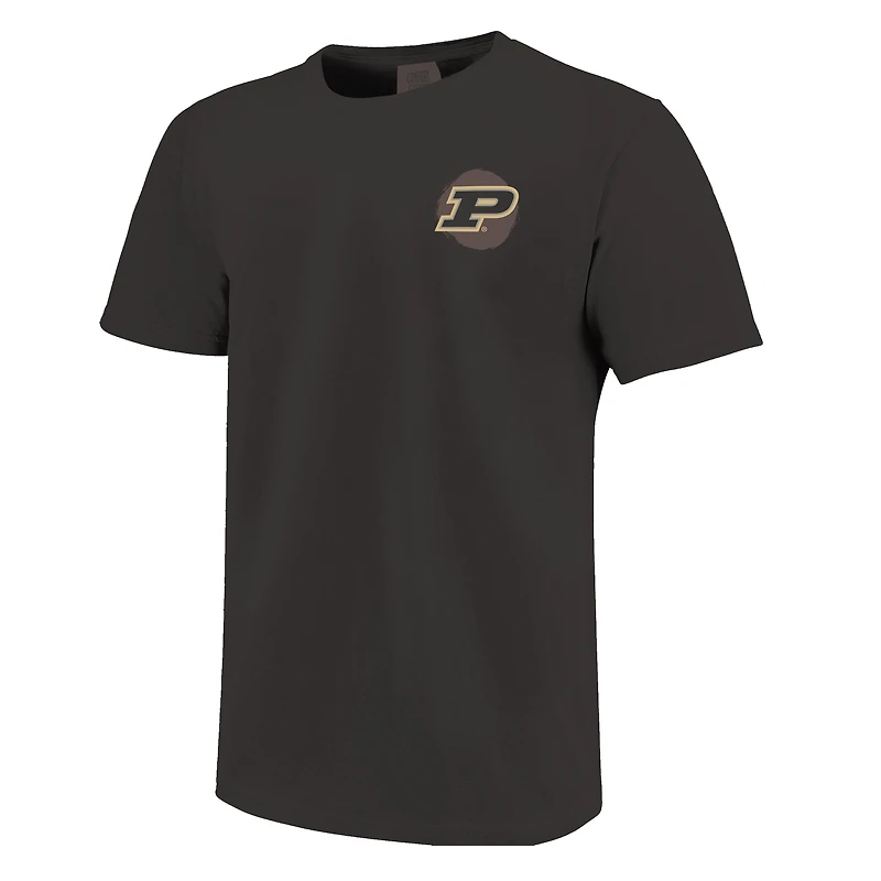 T-shirt noir Hyper Local pour homme, Purdue Boilermakers