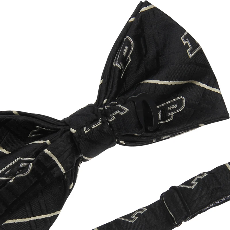 Men's Black Purdue Boilermakers Oxford Bow Tie