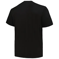Men's Champion Black Purdue Boilermakers Big & Tall Football Helmet T-Shirt