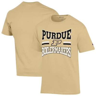 Men's Champion  Gold Purdue Boilermakers Team Zoom T-Shirt