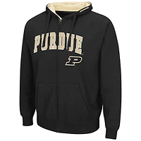 Sweat à capuche Colosseum Black Purdue Boilermakers Arch & Logo 3.0 pour homme