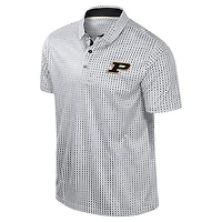 Polo Marty Rival noir Colosseum pour homme Purdue Boilermakers Big & Tall