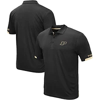 Polo Colosseum noir Purdue Boilermakers Big & Tall Santry pour hommes