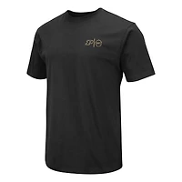 T-shirt d'appréciation militaire Colosseum Black Purdue Boilermakers OHT pour hommes