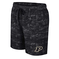 Men's Colosseum Black Purdue Boilermakers Ozark Swim Shorts