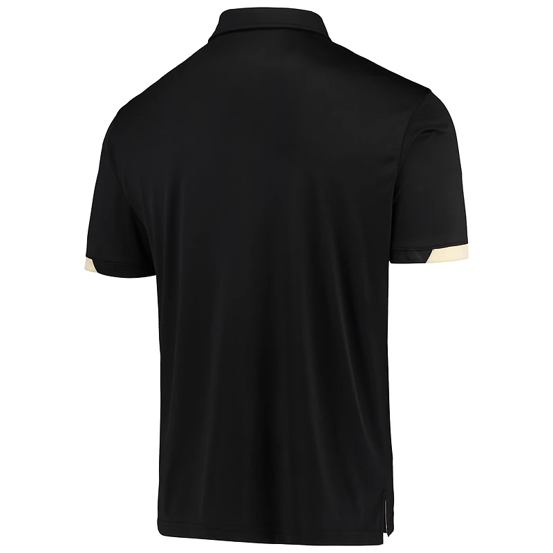 Men's Colosseum Black Purdue Boilermakers Santry Lightweight Polo