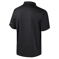 Chemise boutonnée noire Purdue Boilermakers Strike Bowling pour homme