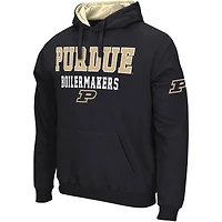 Men's Colosseum Black Purdue Boilermakers Sunrise Pullover Hoodie