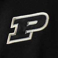 Men's Colosseum Black Purdue Boilermakers Tortugas Logo Quarter-Zip Jacket