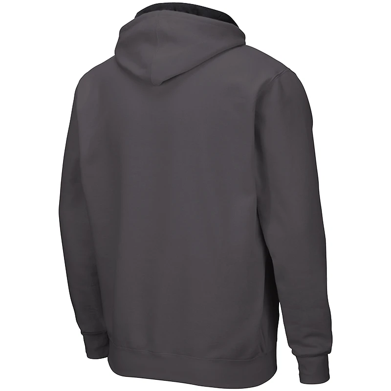 Men's Colosseum Charcoal Purdue Boilermakers Acadia Full-Zip Hoodie