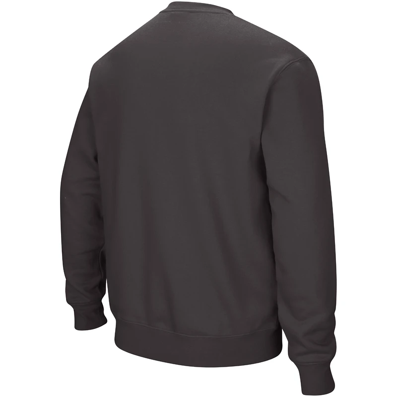 Sweat-shirt Colosseum Charcoal Purdue Boilermakers Arch & Logo pour hommes