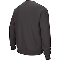 Sweat-shirt Colosseum Charcoal Purdue Boilermakers Arch & Logo pour hommes