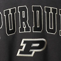 Sweat-shirt Colosseum Charcoal Purdue Boilermakers Arch & Logo pour hommes