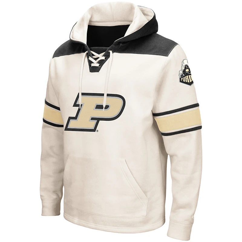 Sweat à capuche Colosseum Cream Purdue Boilermakers 2.0 pour homme
