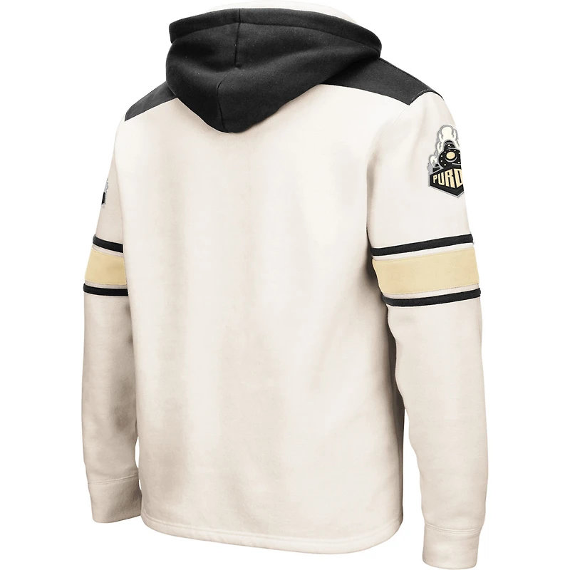 Sweat à capuche Colosseum Cream Purdue Boilermakers 2.0 pour homme