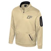 Veste polaire à fermeture éclair quart de tour Purdue Boilermakers Mainframe pour homme Colosseum Gold