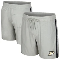 Men's Colosseum Gray Purdue Boilermakers Mac Shorts
