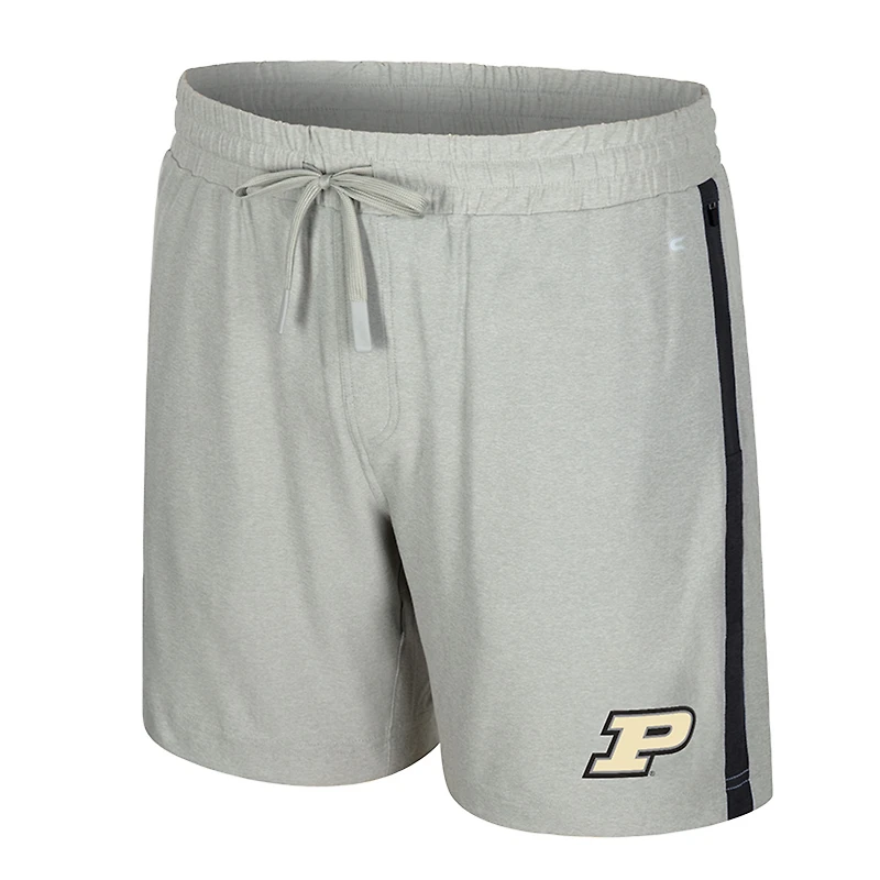 Short Mac gris Colosseum Purdue Boilermakers pour homme