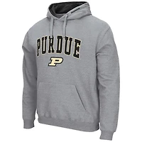 Sweat à capuche Colosseum Heather Grey Purdue Boilermakers Arch & Logo 3.0 pour hommes