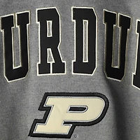Sweat-shirt Colosseum Heather Grey Purdue Boilermakers Arch & Logo pour hommes