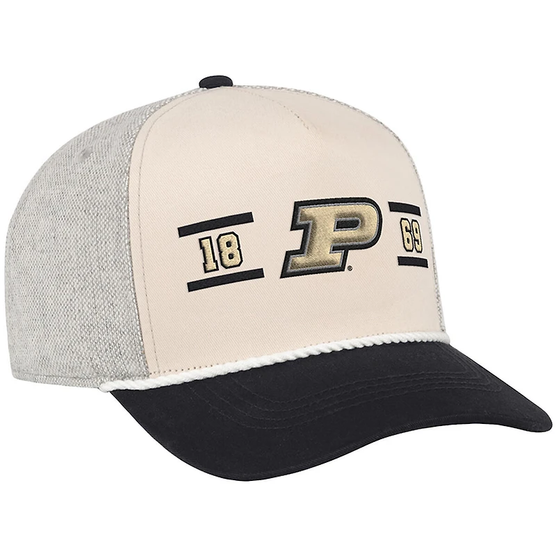 Men's Colosseum  Natural Purdue Boilermakers Frank Podium Adjustable Hat