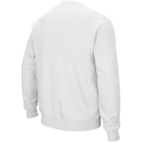 Colosseum White Purdue Boilermakers Arch & Logo Sweat-shirt à col ras du cou pour homme