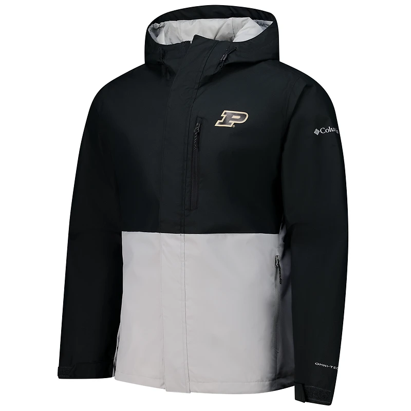 Men's Columbia  Black Purdue Boilermakers Field Bound Omni-Tech™ Full-Zip Jacket