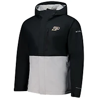 Men's Columbia  Black Purdue Boilermakers Field Bound Omni-Tech™ Full-Zip Jacket