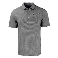 Polo homme Cutter & Buck noir/blanc Purdue Boilermakers Big Tall Forge Eco Double Stripe Stretch recyclé