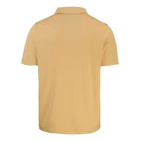 Men's Cutter & Buck Cream Purdue Boilermakers Prospect Eco Textured Stretch Recycled Polo